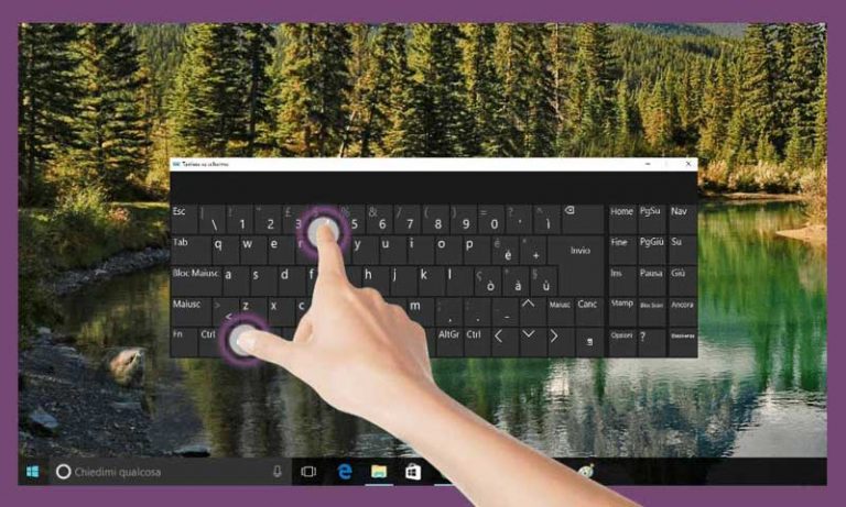 Come attivare e utilizzare la tastiera virtuale (tastiera su schermo ...