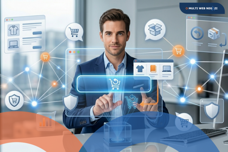 Imprenditore e-commerce che gestisce un diritto di recesso digitale con pulsante recesso a norma art 54 bis.
